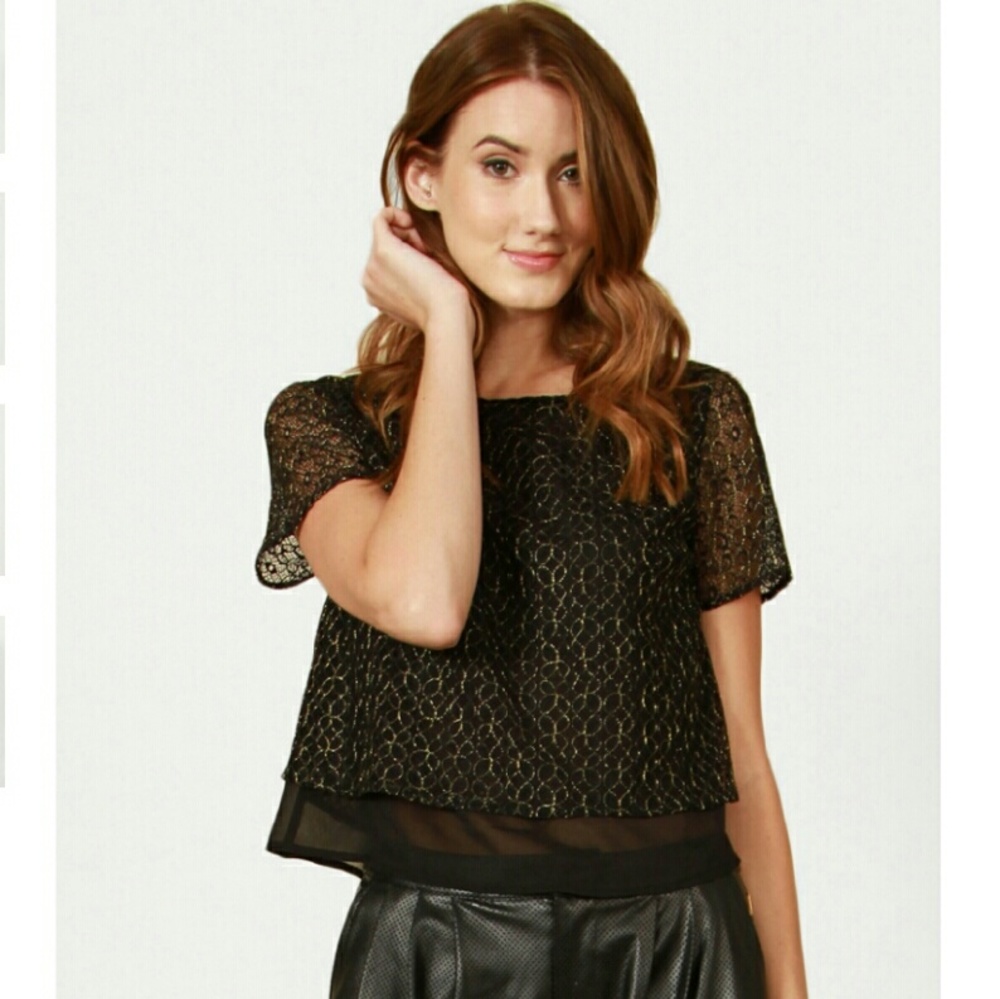 5/$25 Gold Maze Top